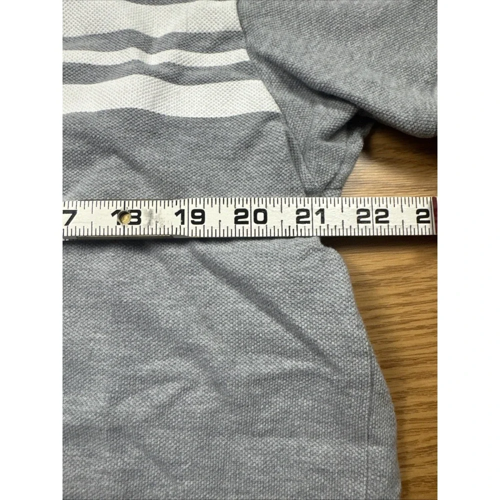 Vintage Ralph Lauren Polo Jeans Co Shirt Gray RL Logo Short Sleeve Men XLarge